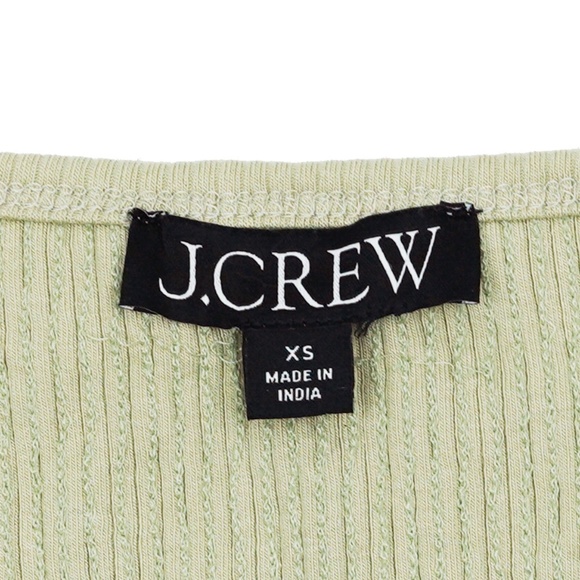 JCREW Size XS Vintage Rib Sequin-Embellished Tank Top in Muted Fern $69 CD115 - Picture 4 of 4